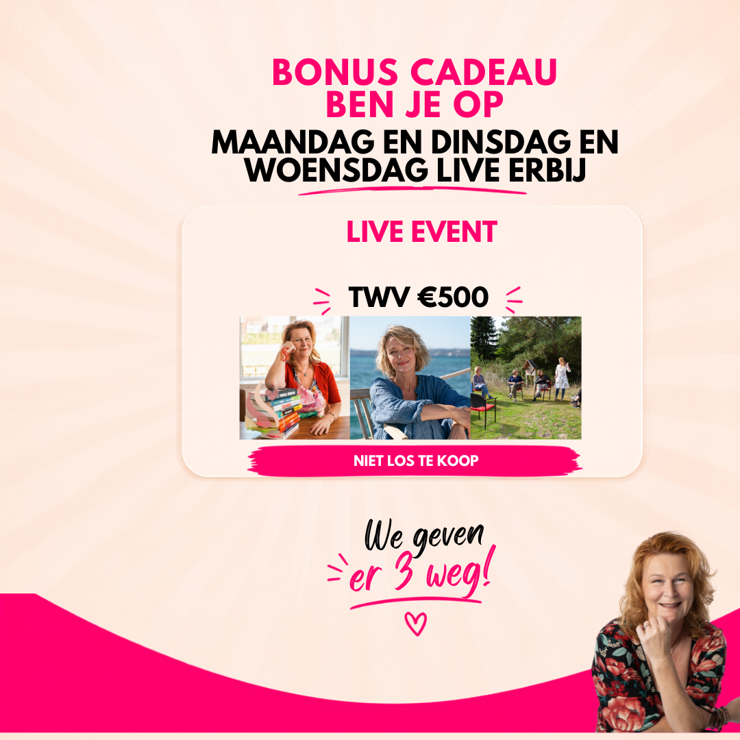 Bonus cadeau - live strategie dag twv 500 euro